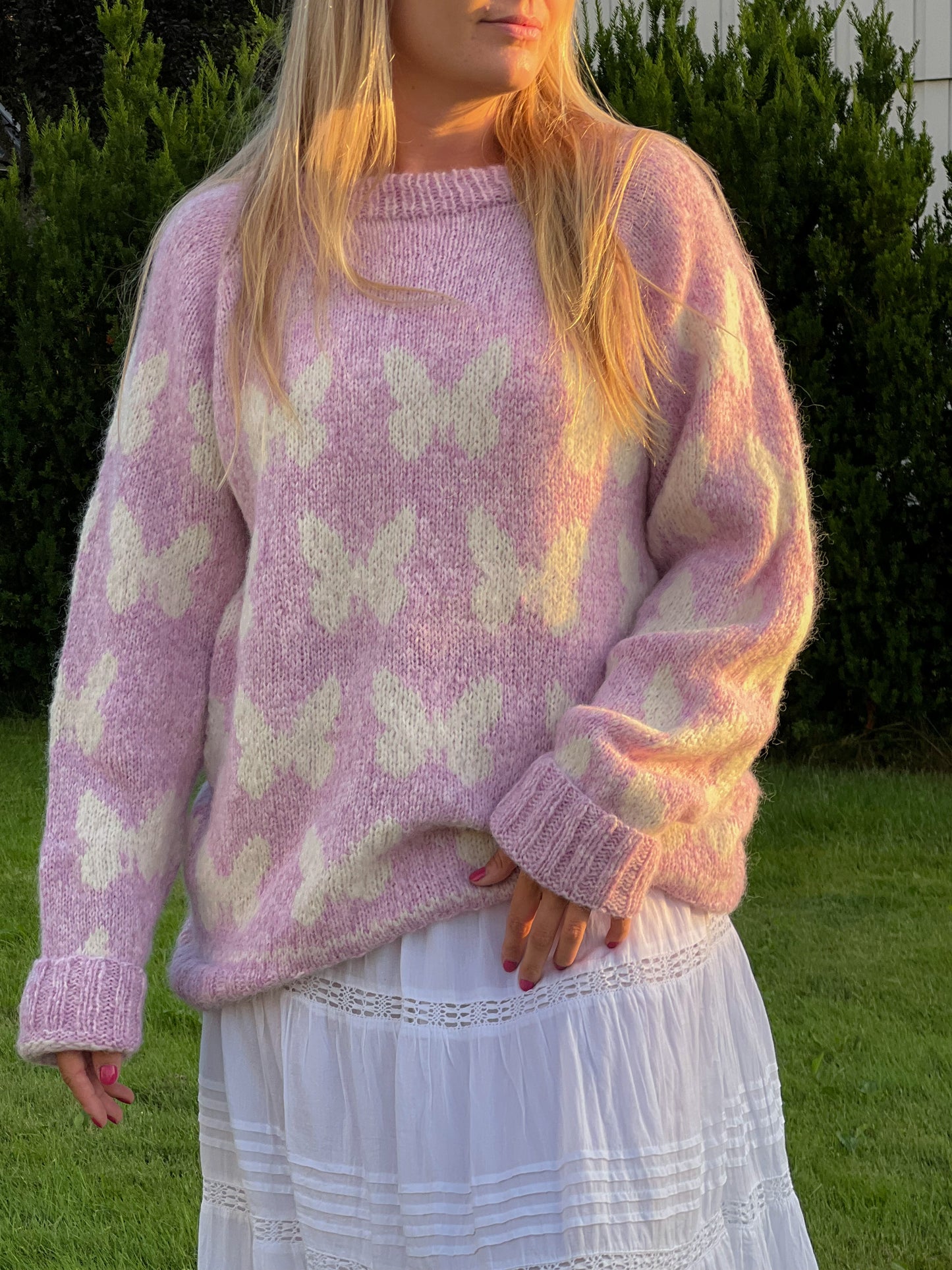Butterfly Sweater Oppskrift