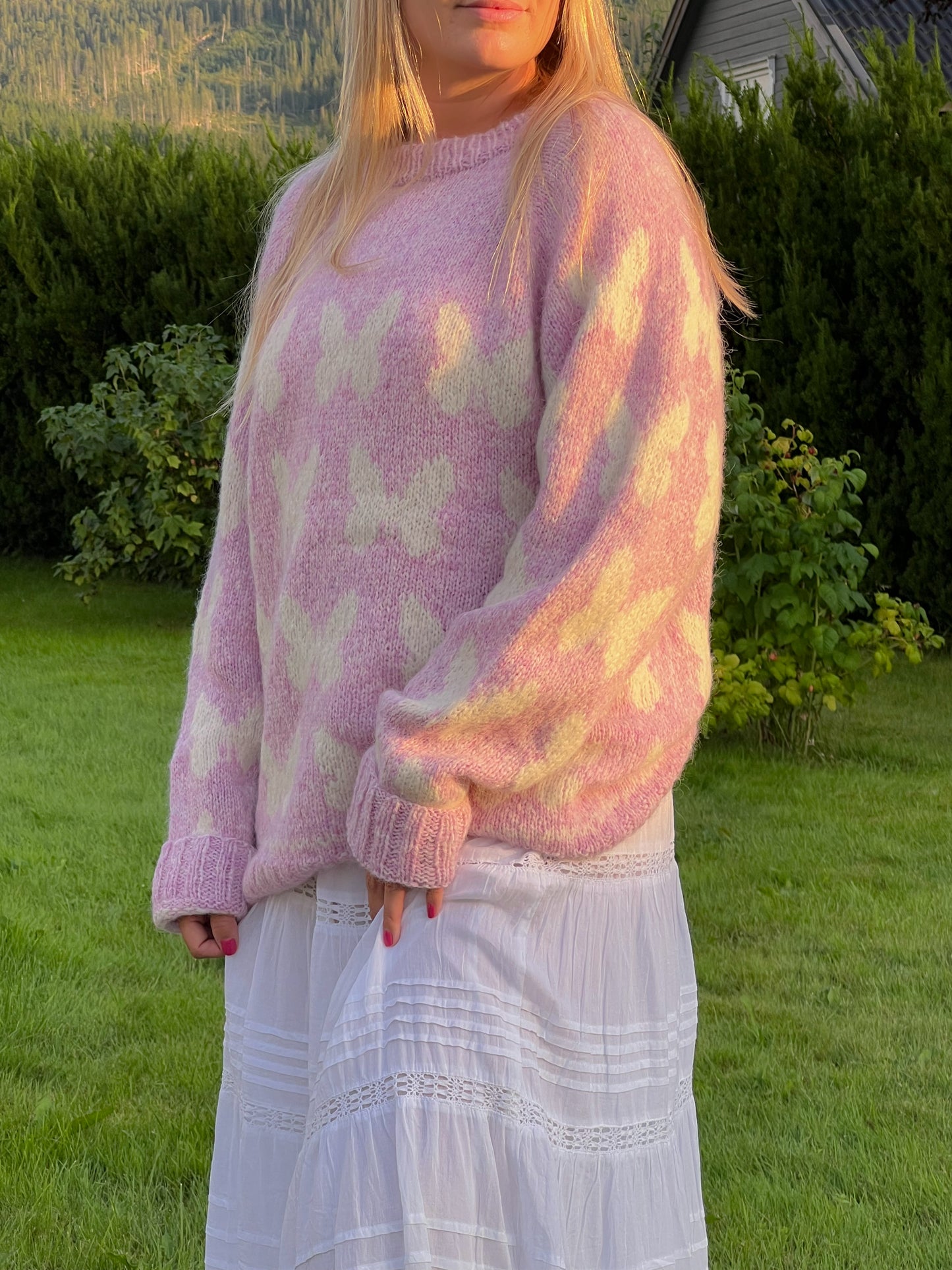 Butterfly Sweater Oppskrift