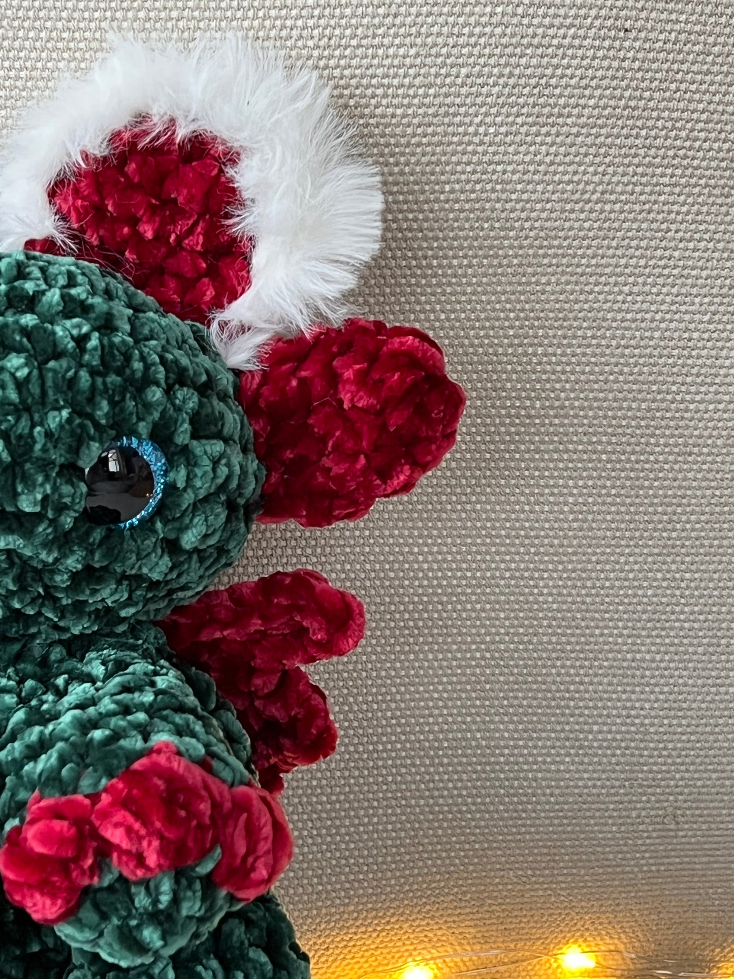 Baby Christmas Dragon Plushie