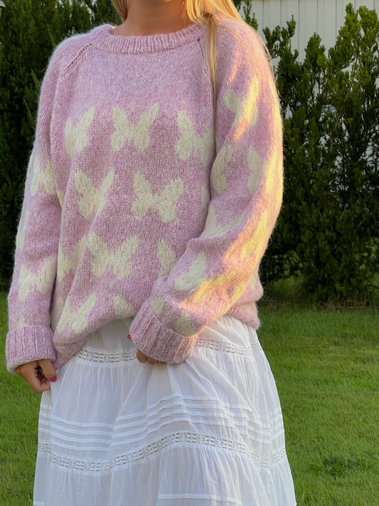 Butterfly Sweater Oppskrift