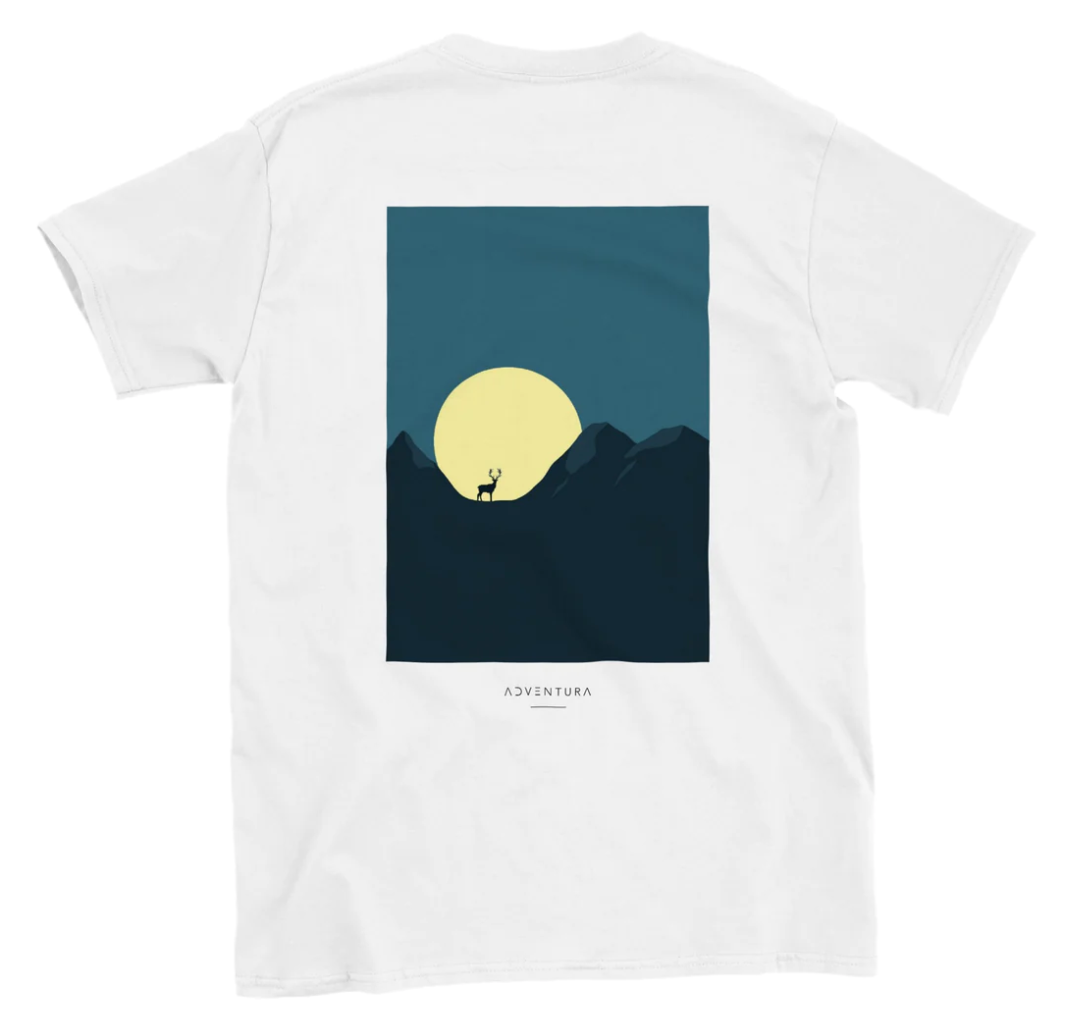 Deer in Moonlight T-shirt